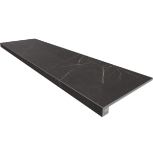 Ступени Комплект NL04 Nolana Black (Ступень 33x120 неполированный прямоугольный бортик без насечек + Подступенок 14