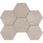 Мозаика GF02 Graffito Light Beige Hexagon неполированная 25x28