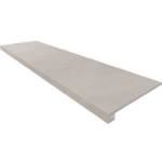 Ступени Комплект GF01 Graffito Light Grey (Ступень 33x120 неполированный прямоугольный бортик без насечек + Подступенок 14