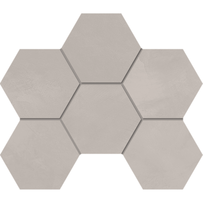 Мозаика GF01 Graffito Light Grey Hexagon неполированная 25x28