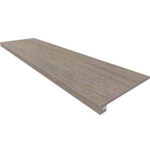 Ступени Комплект KW02 Kraft Wood Light Grey (Ступень 33x120 структурированный прямоугольный бортик без насечек + Подступенок 14