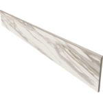 Керамогранит Плинтус RM01 Miramare White неполированный 7x60 Skirting/RM01_NS/7x60x10