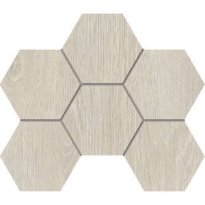 Мозаика KW00 Kraft Wood Nordic Hexagon структурированная 25x28
