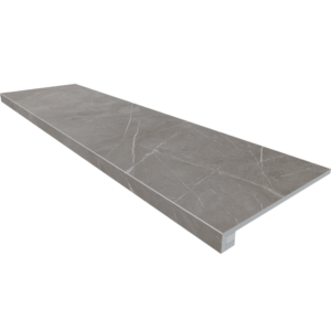 Ступени Комплект NL03 Nolana Dark Grey (Ступень 33x120 неполированный прямоугольный бортик без насечек + Подступенок 14