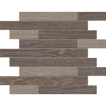 Мозаика KW03/KW02 Wenge/Light Grey Muretto структурированная 30x35 Mosaic/KW02_NR/KW03_NR/30x35x10/Muretto