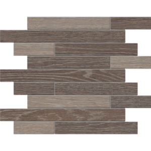 Мозаика KW03/KW02 Wenge/Light Grey Muretto структурированная 30x35 Mosaic/KW02_NR/KW03_NR/30x35x10/Muretto