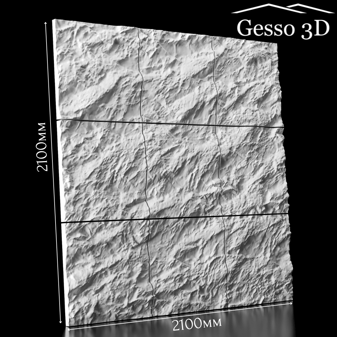 Гипсовое панно Pumori Gesso 3D Гипсовое панно Pumori Gesso 3D
