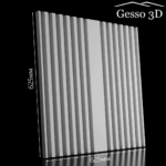 Гипсовая панель Megapolis-1 Gesso 3D