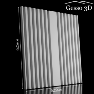 Гипсовая панель Megapolis-1 Gesso 3D