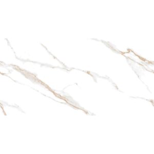 Calacatta sharp gold Керамогранит белый Полированный 60x120 LAPARET