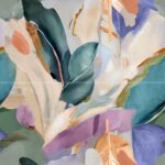Панно impression blue глянцевый обрезной 80x80 LAPARET