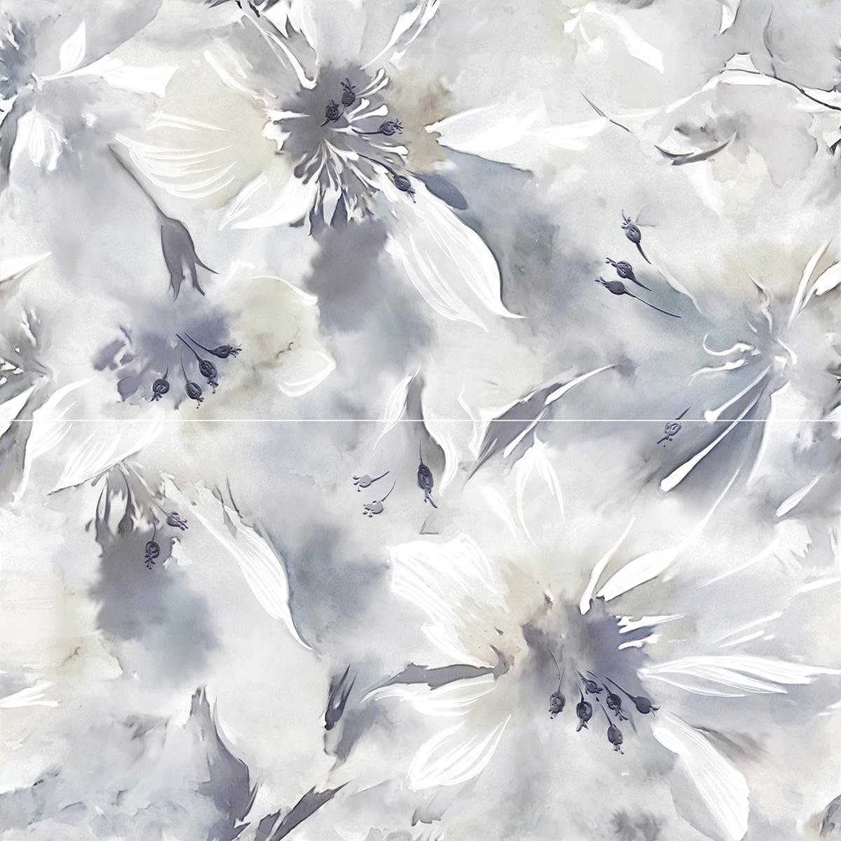 Панно fiore глянцевый обрезной 80x80 LAPARET Панно fiore глянцевый обрезной 80x80 LAPARET