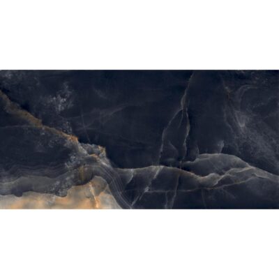 Interstellar black Керамогранит чёрный полированный 80x160 LAPARET