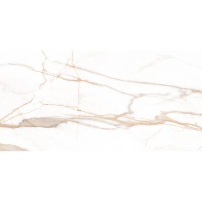 Calacatta goddes gold Керамогранит белый Полированный 60x120 LAPARET