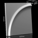 Гипсовая панель Ring Gesso 3D