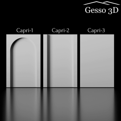Гипсовая панель Capri-2 Gesso 3D