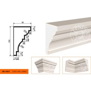 Карниз KB-150/2 150х90х2000