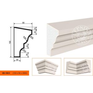 Карниз KB-150/3 150х90х2000