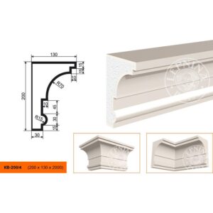 Карниз KB-200/4 200х130х2000