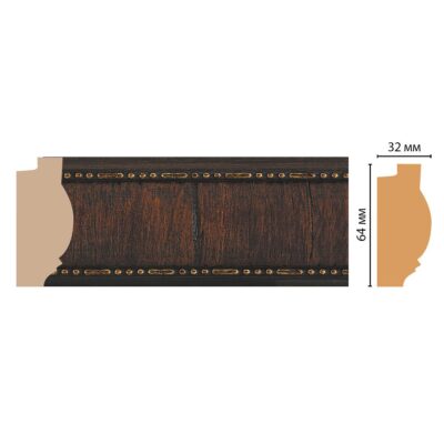 Багет DECOMASTER 176-2 64*32*2900 мм