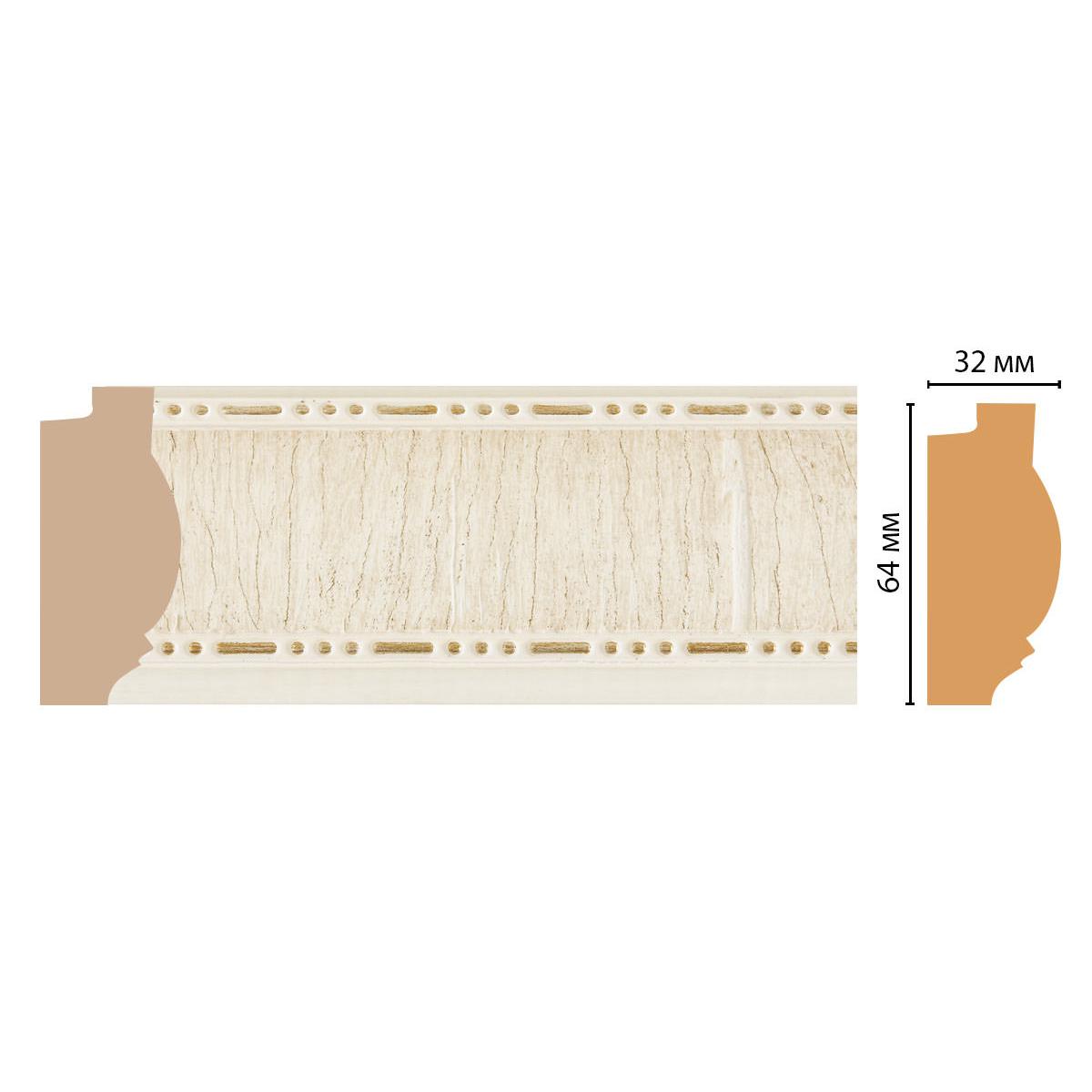 Багет DECOMASTER 176-6 64*32*2900 мм Багет DECOMASTER 176-6 64*32*2900 мм