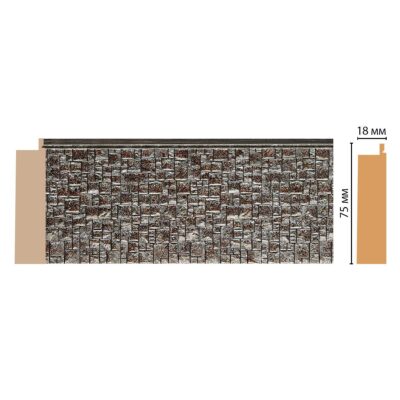 Багет DECOMASTER 582-27 ДМ 75*18*2900  мм