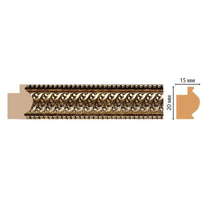 Багет DECOMASTER 583-28 20*15*2900 мм