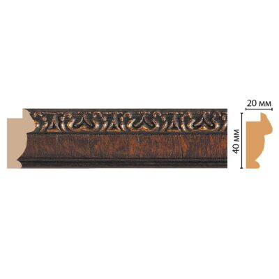 Багет DECOMASTER 807-2 ДМ 40*20*2900  мм