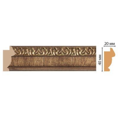 Багет DECOMASTER 807-3 40*20*2900 мм
