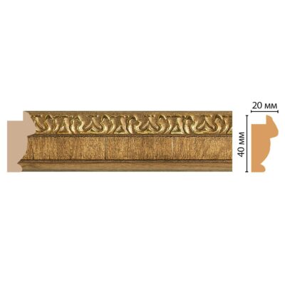 Багет DECOMASTER 807-4 40*20*2900 мм