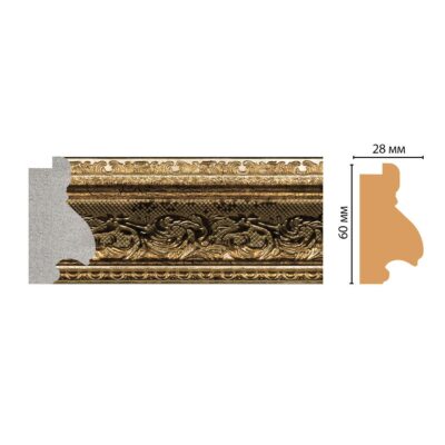 Багет DECOMASTER FM10-1 60*25*2850 мм