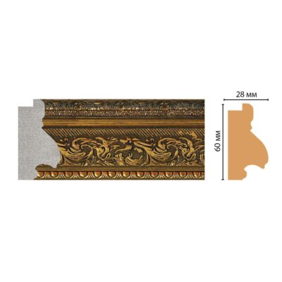 Багет DECOMASTER FM10-5 60*25*2850 мм