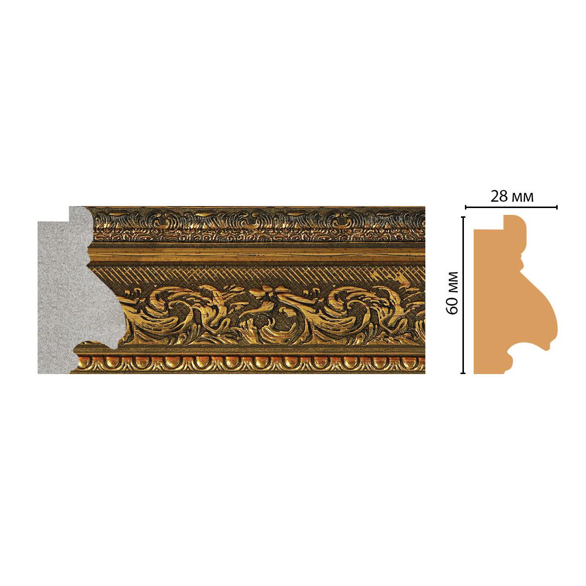 Багет DECOMASTER FM10-5 60*25*2850 мм Багет DECOMASTER FM10-5 60*25*2850 мм