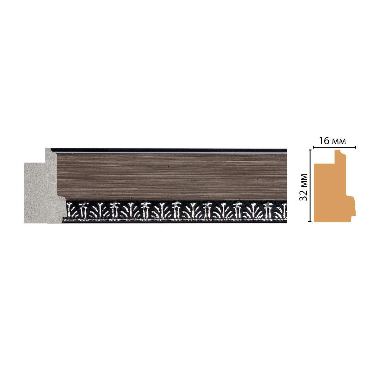 Багет DECOMASTER FM16-1 32*16*2850 мм Багет DECOMASTER FM16-1 32*16*2850 мм