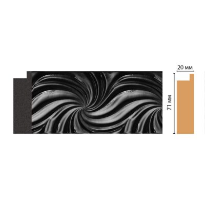 Багет DECOMASTER FM25-3 71*20*2850 мм