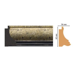 Багет DECOMASTER FM31-1 60*36*2850 мм