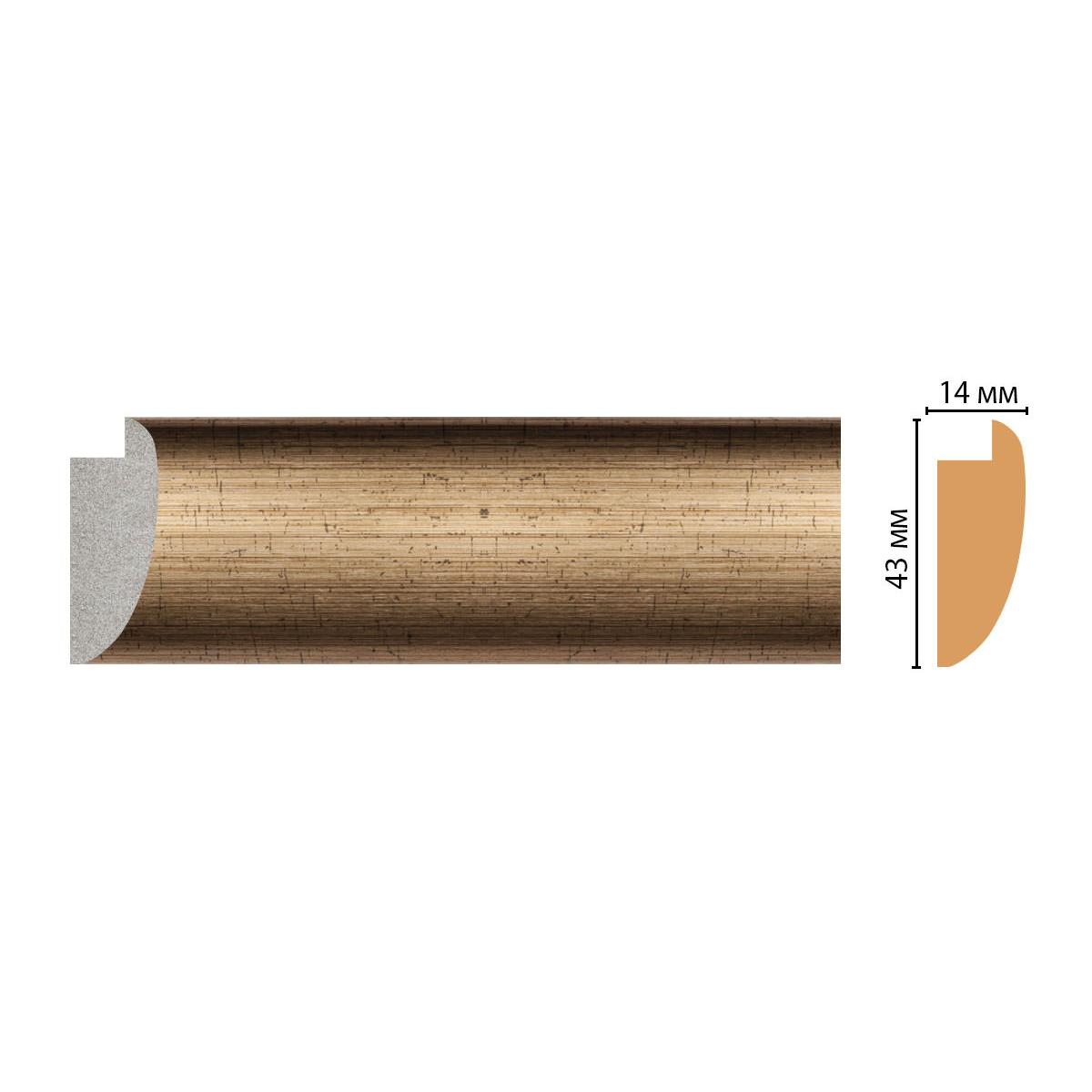 Багет DECOMASTER FM6-1 43*14*2850 мм Багет DECOMASTER FM6-1 43*14*2850 мм