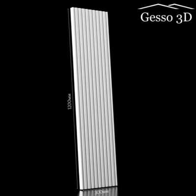 Гипсовая 3D панель Simple-3 Gesso 3D