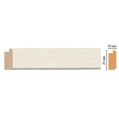 Молдинг DECOMASTER 102-15 25*10*2400 мм