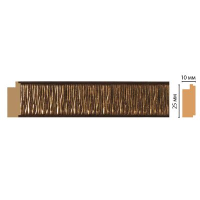 Молдинг DECOMASTER 102-51 25*10*2400 мм