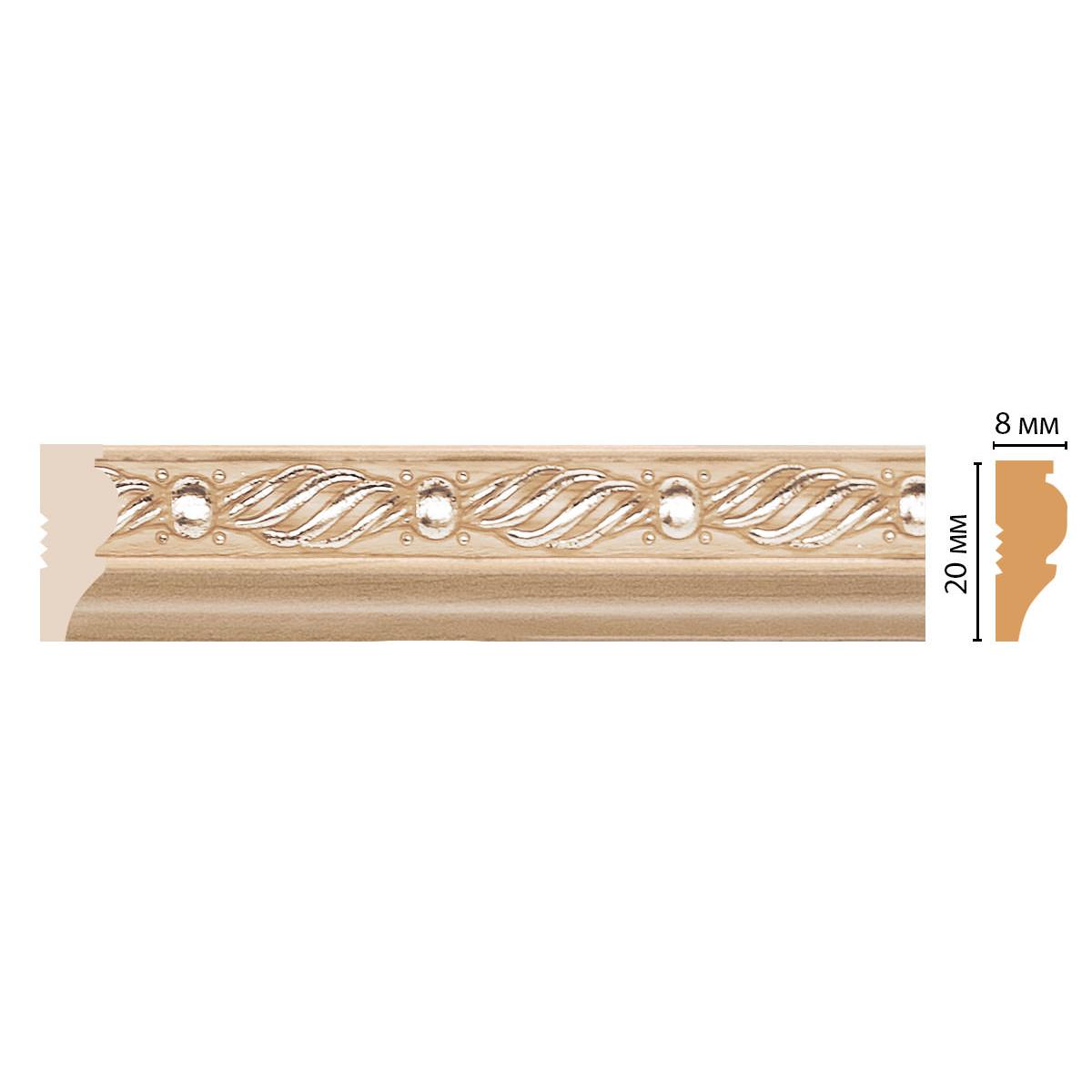 Молдинг DECOMASTER 103-11 20*8*2400 мм Молдинг DECOMASTER 103-11 20*8*2400 мм
