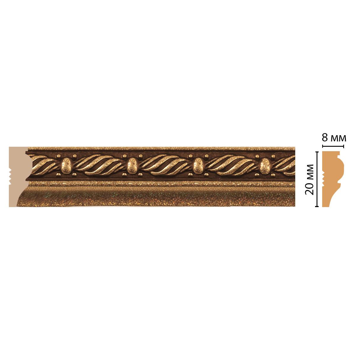 Молдинг DECOMASTER 103-28 20*8*2400 мм Молдинг DECOMASTER 103-28 20*8*2400 мм