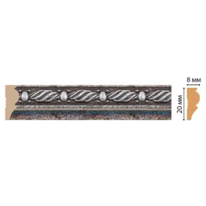 Молдинг DECOMASTER 103-29 20*8*2400 мм