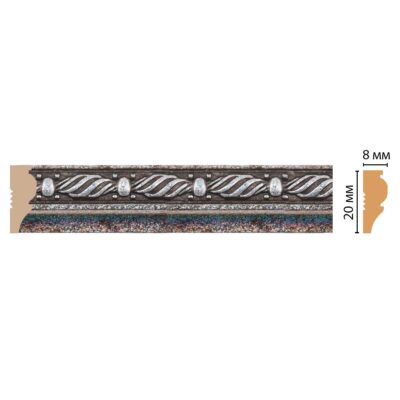 Молдинг DECOMASTER 103-29 20*8*2400 мм