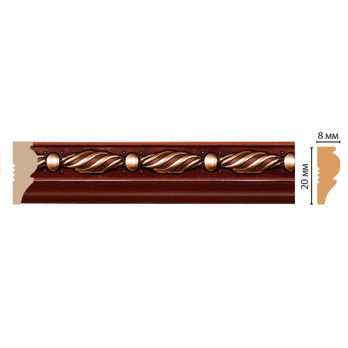 Молдинг DECOMASTER 103-52 20*8*2400 мм Молдинг DECOMASTER 103-52 20*8*2400 мм