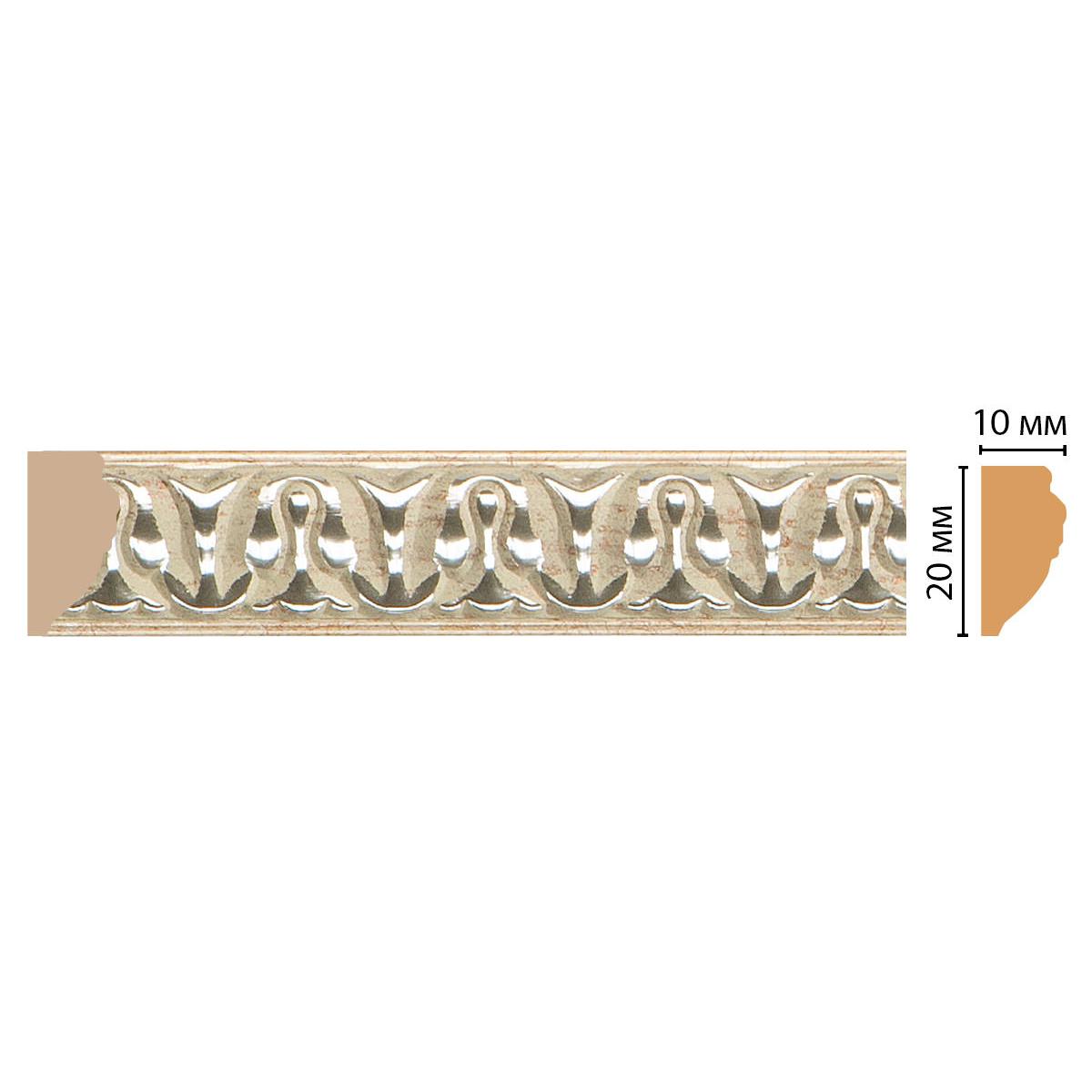 Молдинг DECOMASTER 103C-59 ДМ 20*10*2400 мм Молдинг DECOMASTER 103C-59 ДМ 20*10*2400 мм