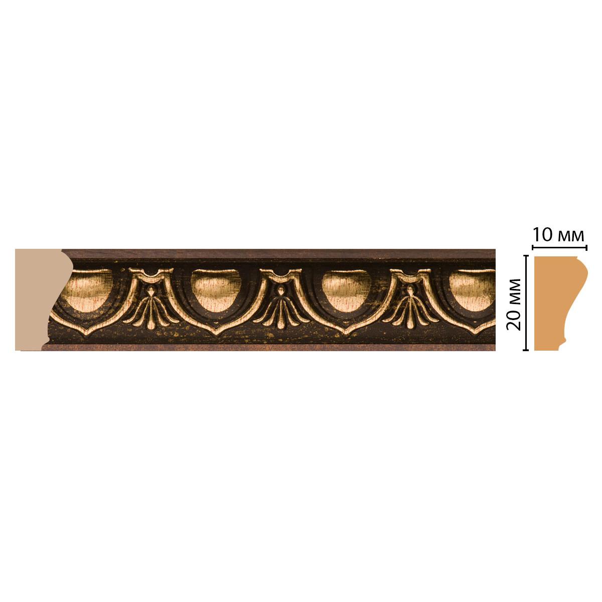 Молдинг DECOMASTER 103D-56 20*10*2400 мм Молдинг DECOMASTER 103D-56 20*10*2400 мм