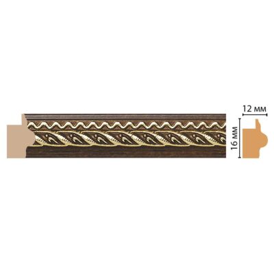 Молдинг DECOMASTER 117-438 16*12*2400 мм