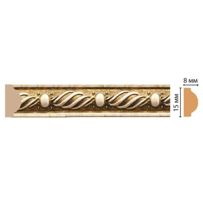 Молдинг DECOMASTER 130-17 ДМ 15*8*2400  мм