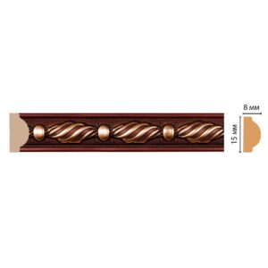 Молдинг DECOMASTER 130-52 ДМ 15*8*2400  мм